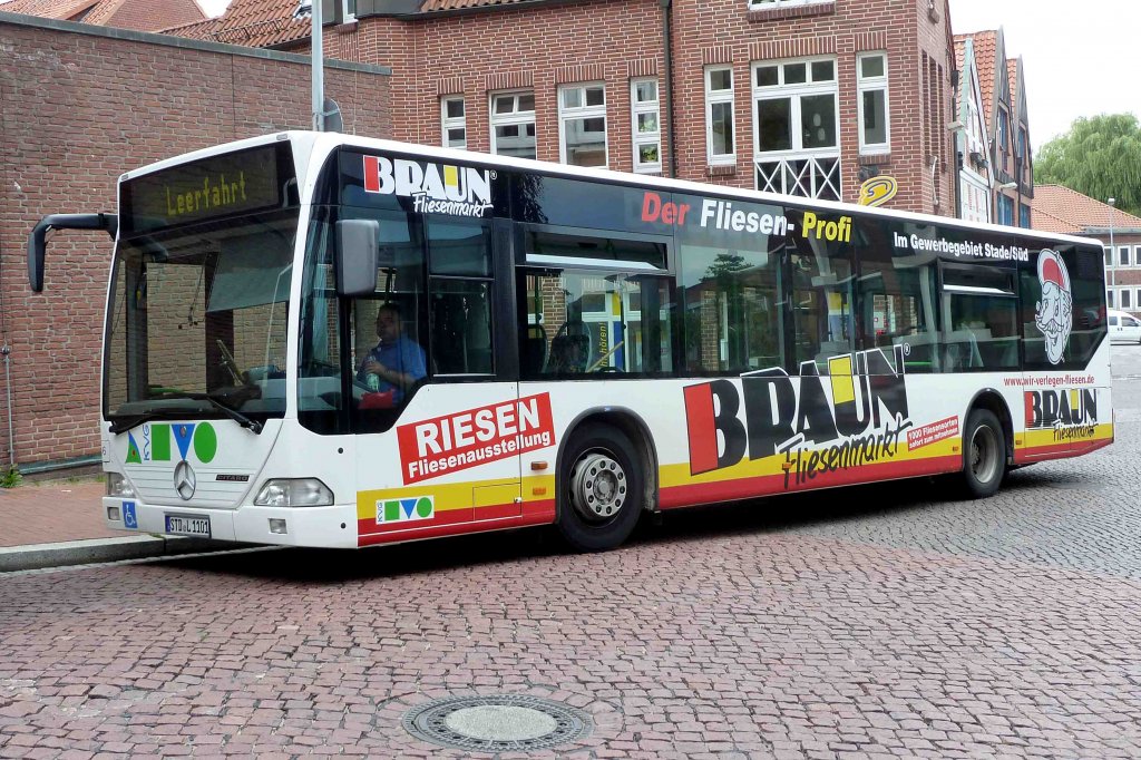 MB Citaro als Linienbus der KVG Stade, Juli 2012