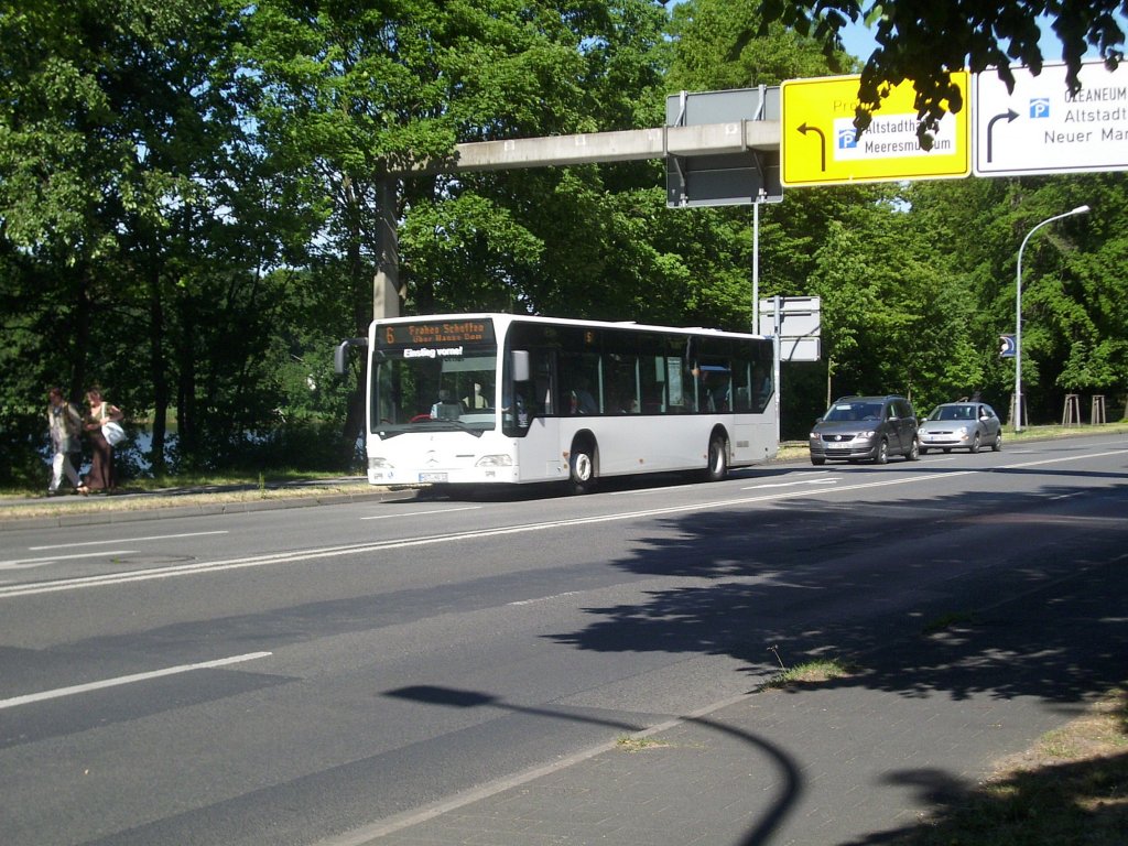 Mercedes Citaro I der Stadtwerke Stralsund (SWS) in Stralsund.

