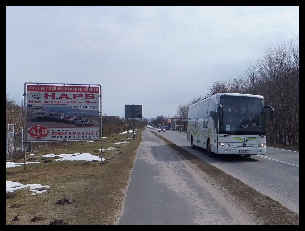 Mercedes Tourismo von Gei�ler Reisen aus Deutschland in Sassnitz.