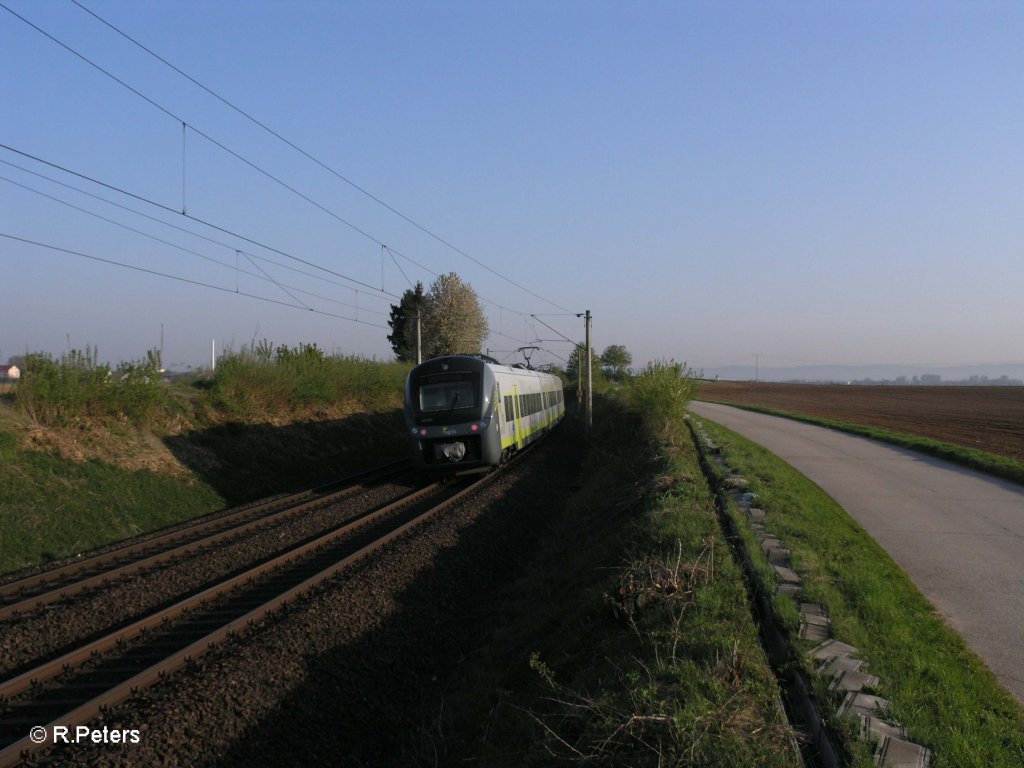 Nachschuss von 440 102 bei Alteglofsheim. 21.04.11

