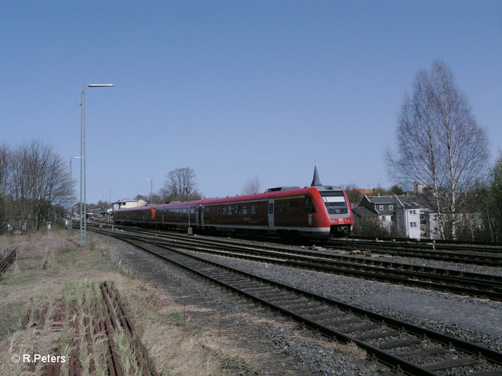 Nachschuss von 612 472-1 als RE 3457 N�rnberg – Dresden. 10.04.11
