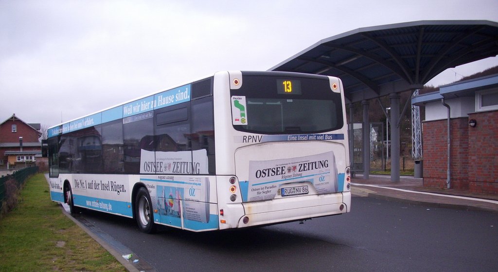 Neoplan Centroliner Evolution der RPNV in Sassnitz. 

