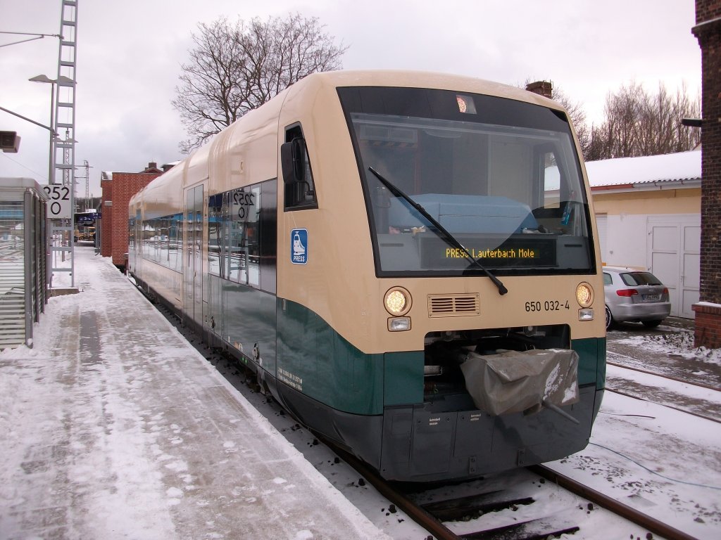 PRESS VT650 032 am 30.November 2010 in Bergen/R�gen.