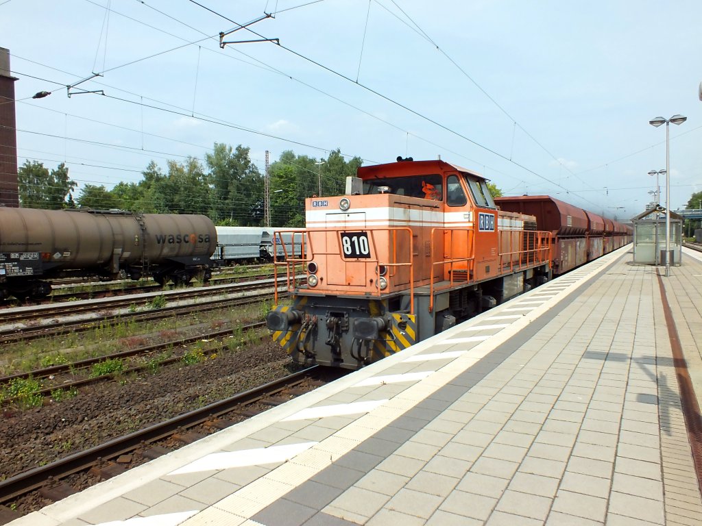 RBH-Lok 810 (98 80 0275 810-6 D-RBH)durchf�hrt am 16.7.13 Gladbeck-West.