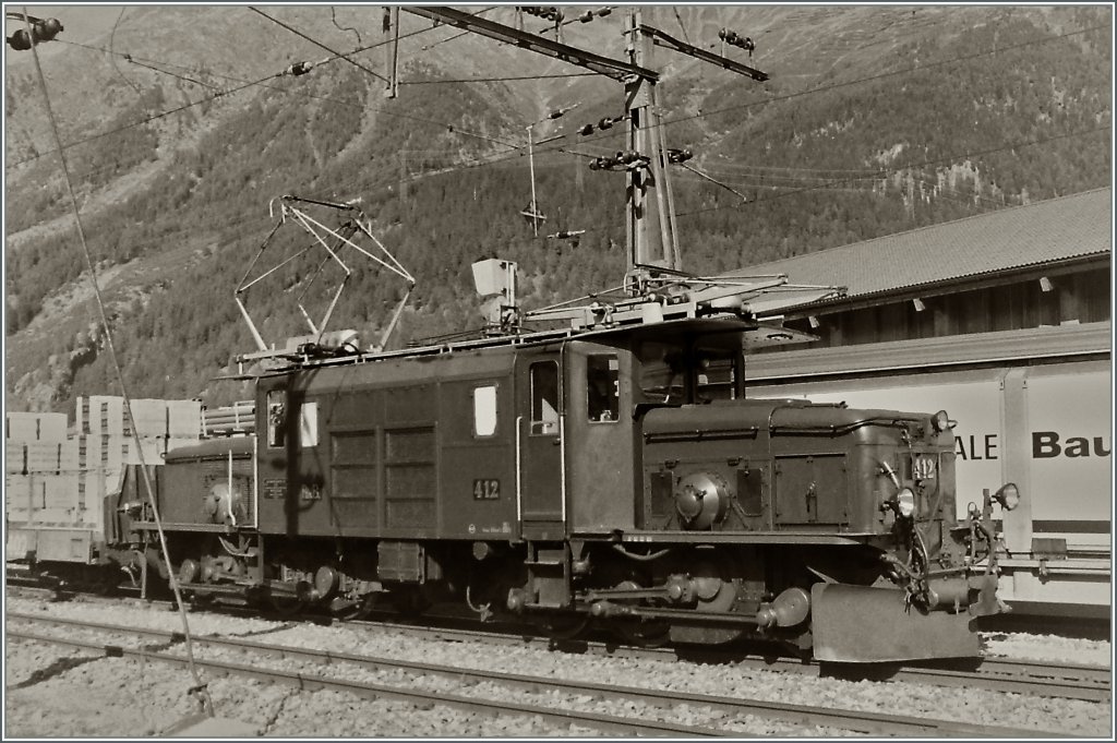 RhB Ge 6/6 I in Zernez.
September 1993