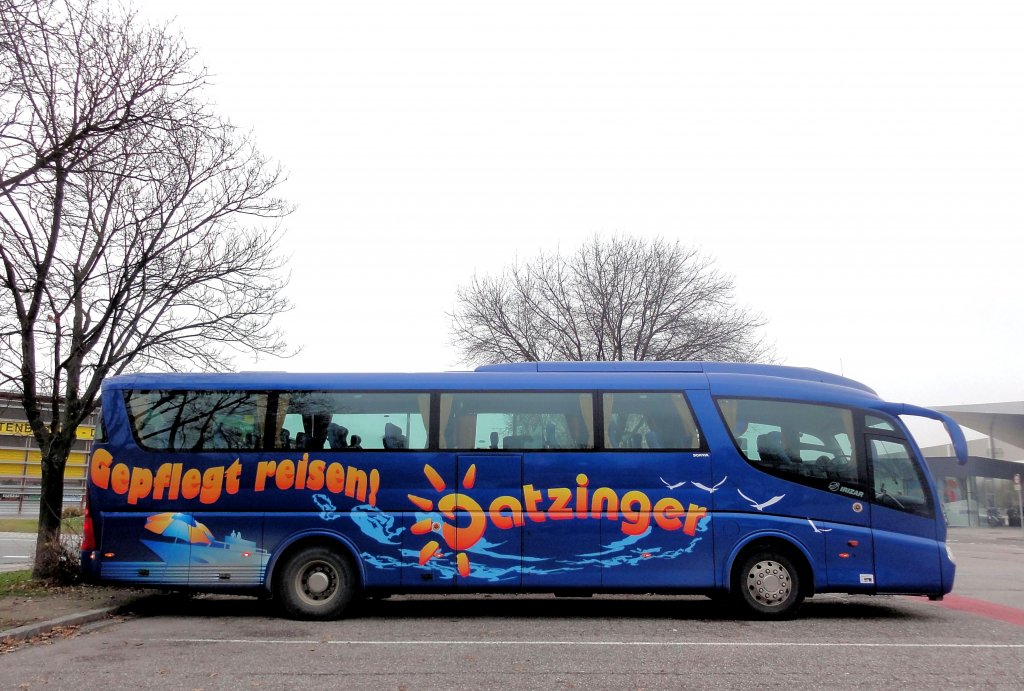 SCANIA IRIZAR von DATZINGER Reisen aus Nieder�sterreich im November 2012 in Krems.