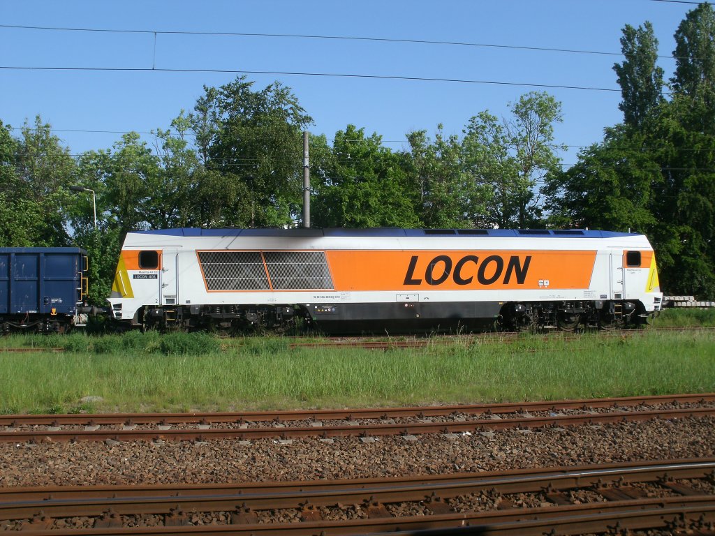 Seitenansicht von LOCON`s Maxima am 31.Mai 2011 in Bergen/R�gen.