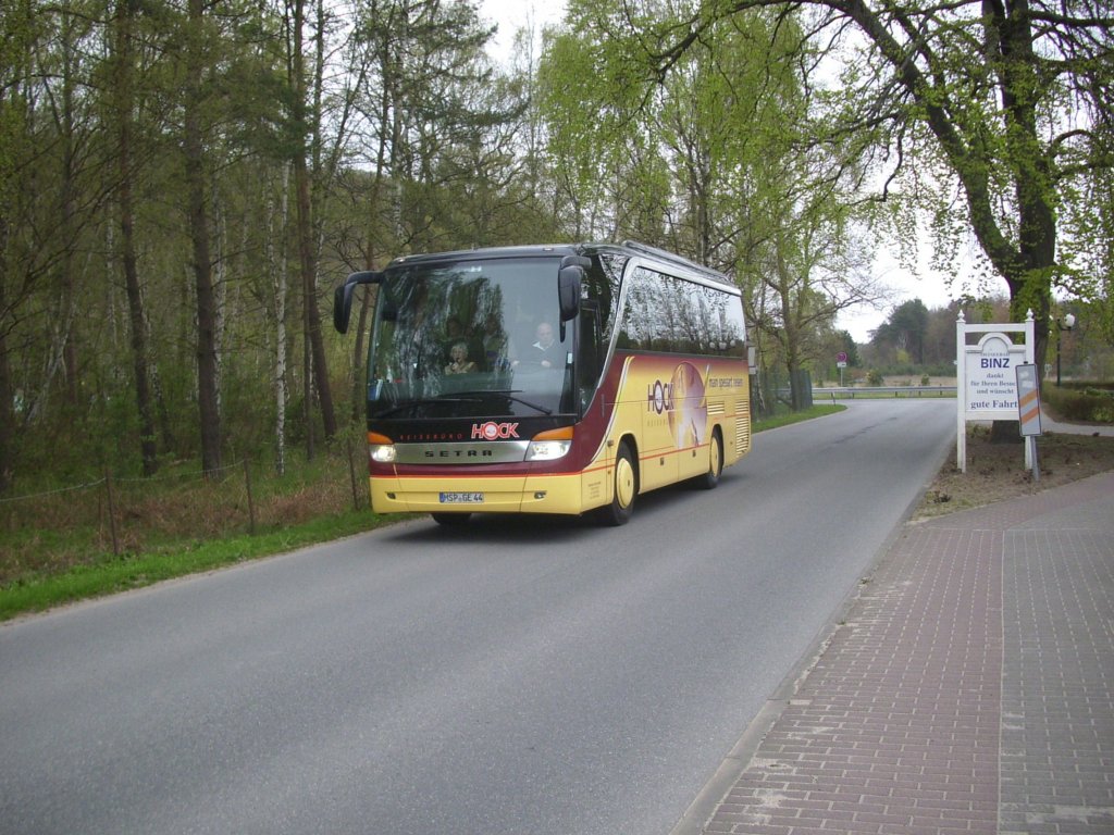 Setra 411 HD vom Reisenbro Hock aus Deutschland in Binz.