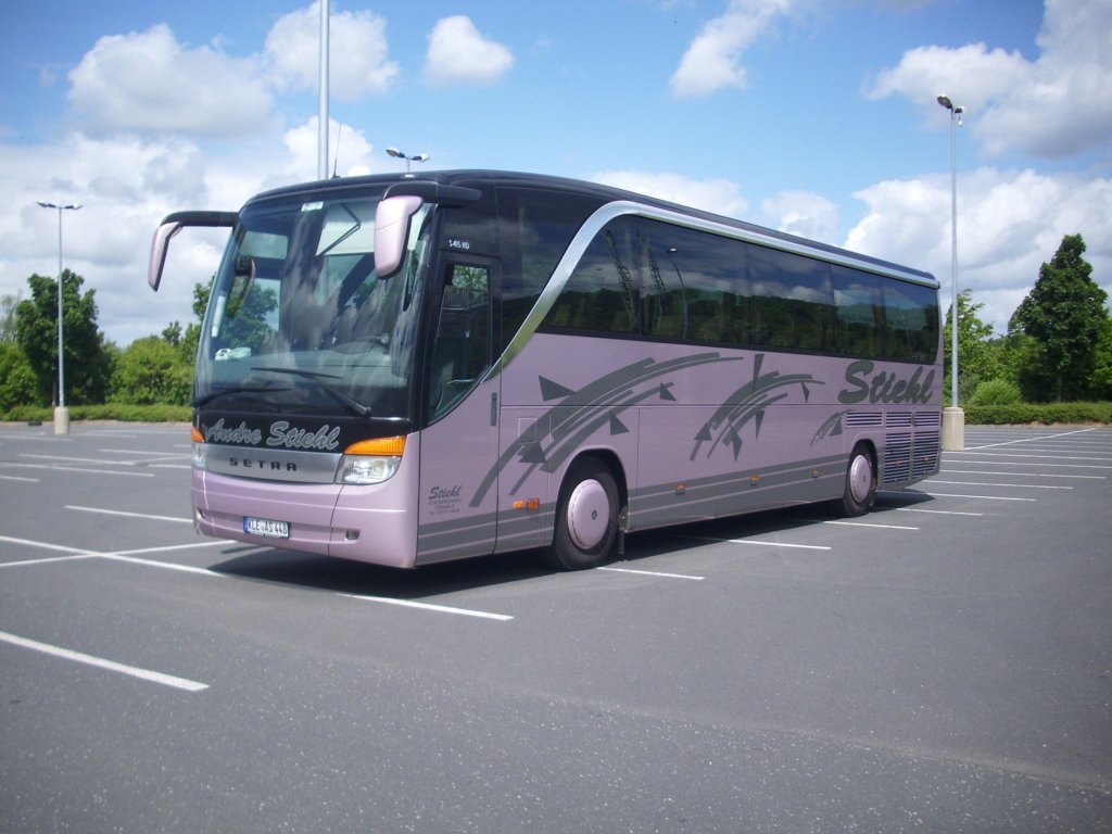 Setra 415 HD von Andre Stiehl aus Deutschland in Bergen.