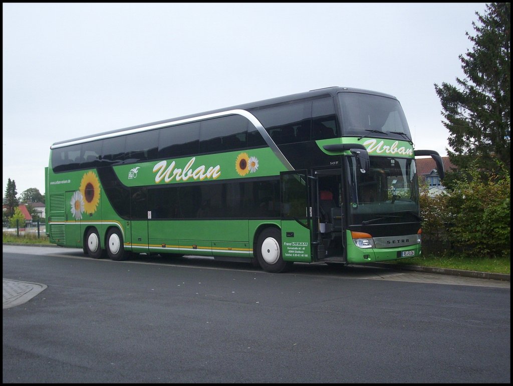 Setra 431 DT von Urban aus Deutschland in Sassnitz.