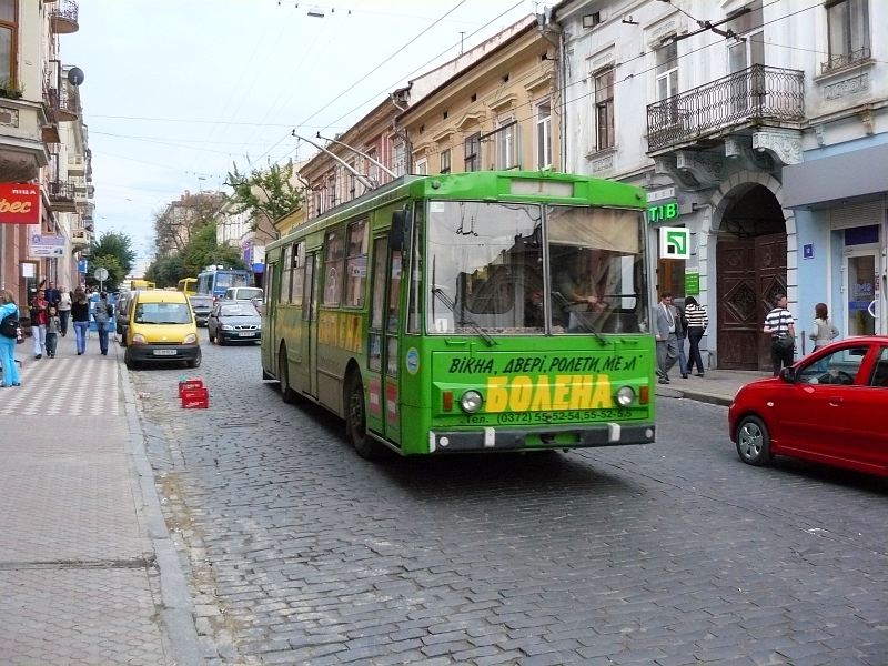 Skoda Tr14 O-Bus Chernivtsi, Ukraine 18-09-2007.