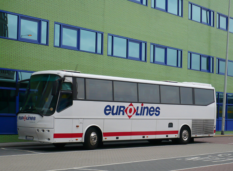 VDL Bova Reisebus von Eurolines aus Polen fotografiert in Rotterdam, Niederlande am 04-08-2010.