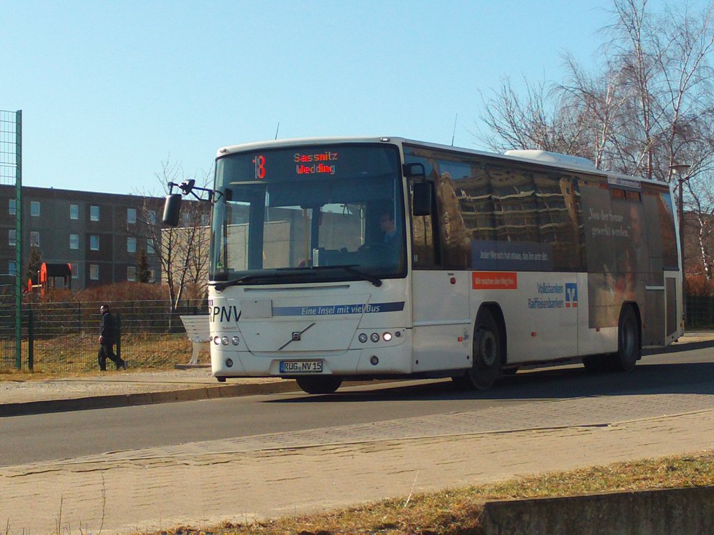 Volvo 8700 der RPNV in Sassnitz. 

