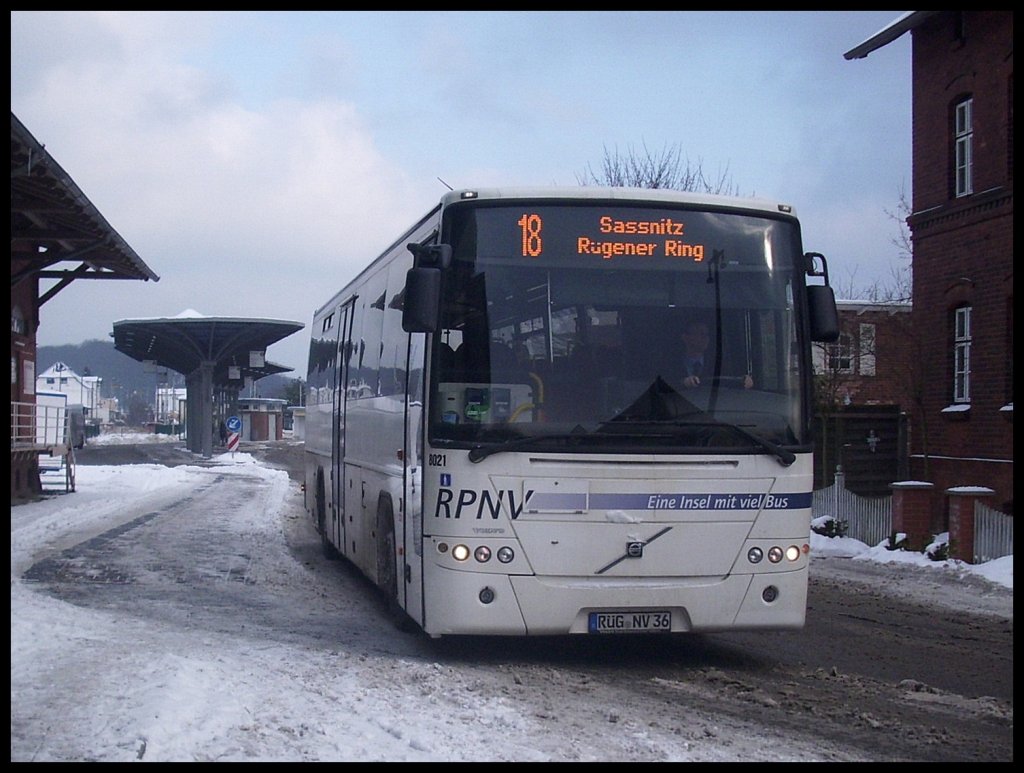 Volvo 8700 der RPNV in Sassnitz.

