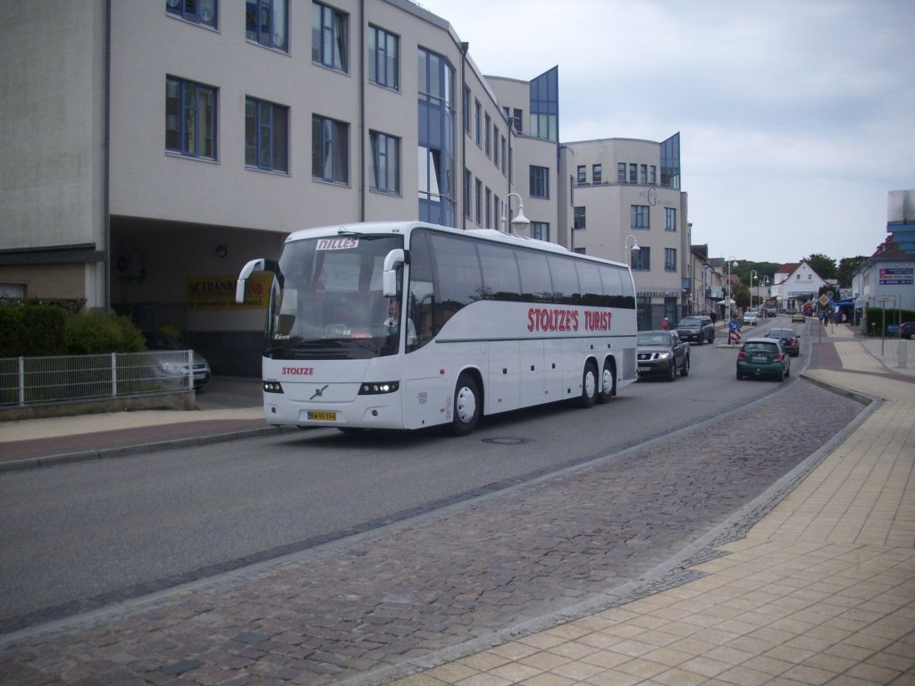 Volvo 9700 von Stoltze's Turist aus D�nemark in Sassnitz.