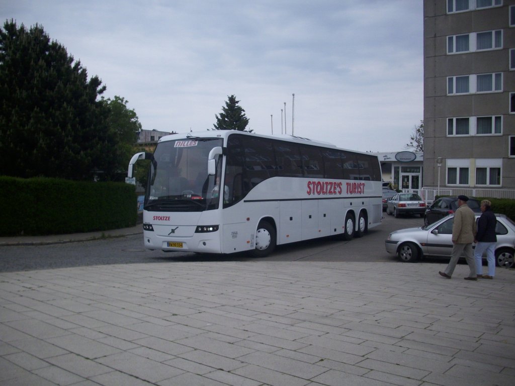 Volvo 9700 von Stoltze's Turist aus D�nemark in Sassnitz.