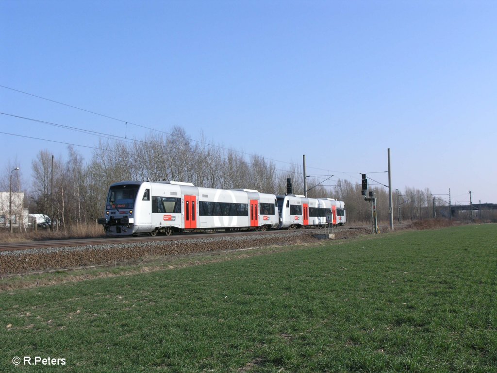VT 015 (650 547-2) + VT 002 (650 534-0) als MRB80281 Leipzig – Delisch bei Podelwitz. 29.03.11

