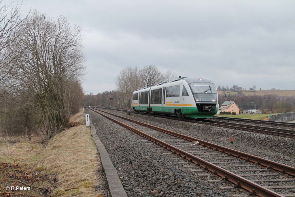 VT13 als VBG81114 Schwandorf - Marktredwitz bei Sch�nfeld. 13.04.13