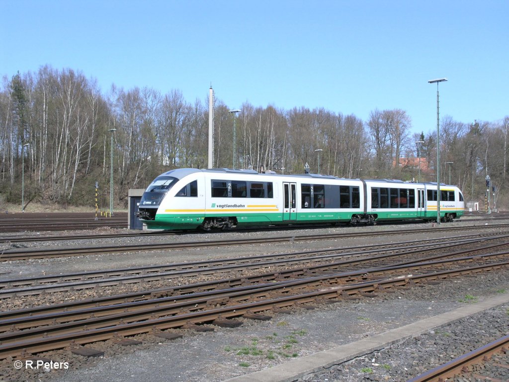 VT26 verl�sst Marktredwitz als VBG20895 Marktredwitz – Chep. 10.04.11
