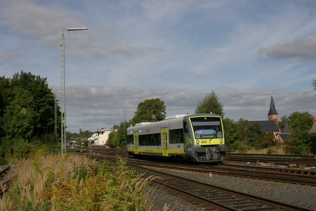 VT650.703 ag84558 Marktredwitz - Kirchenlaibach verl�sst Marktredwitz. 06.09.12