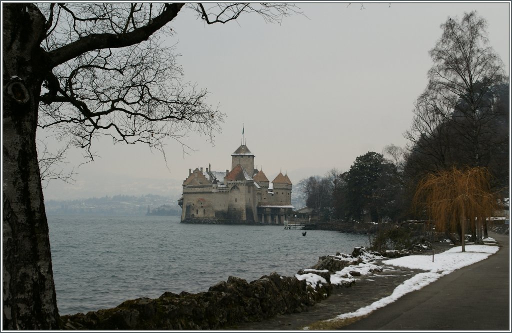 Winterliches Chteau de Chillon.
2. II. 12 