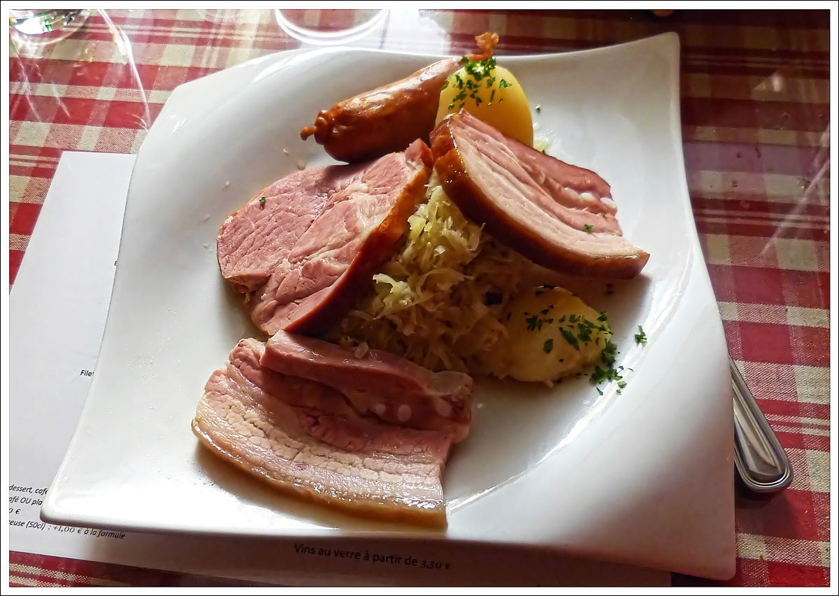 . K�stliches Elsass - Choucroute garnie. 10.12.2013 (Jeanny)