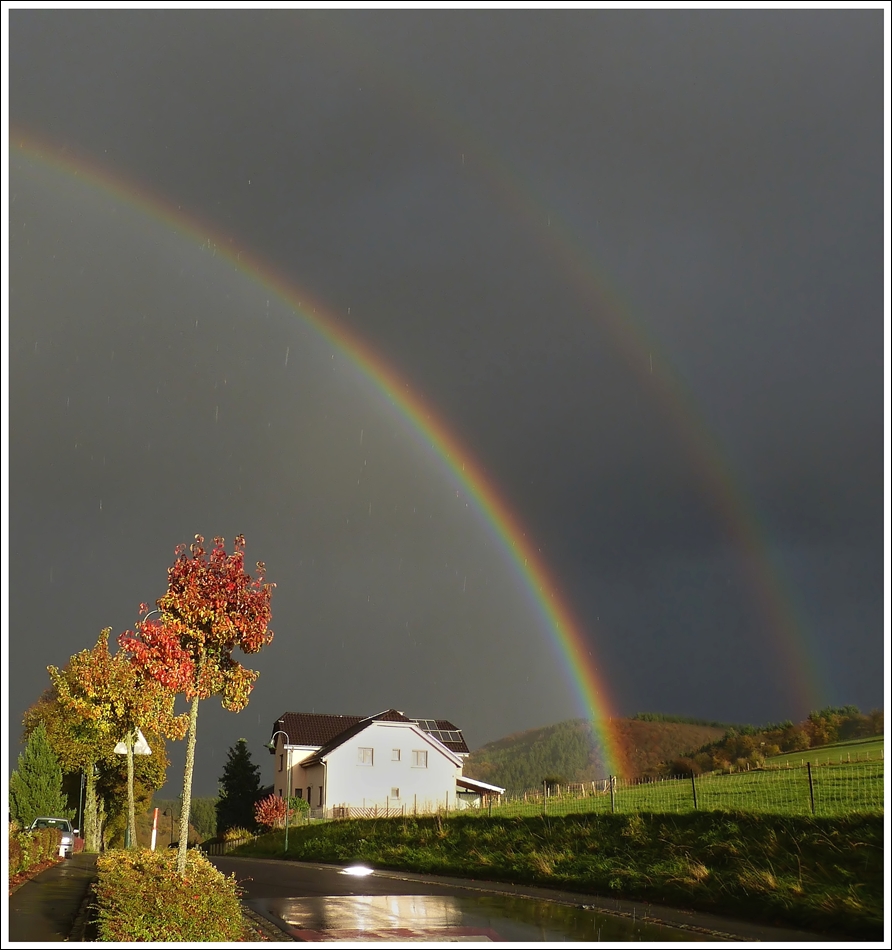 . Unsere Stra�e am 10.11.2013 gegen 16 Uhr. (Jeanny)