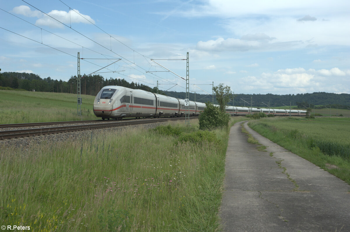 0812 001 als ICE788 M�nchen - Hamburg Altona bei Oberdachstetten.08.06.24
