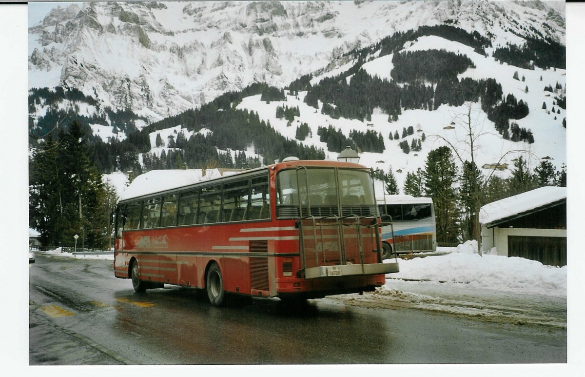 (083'225) - AFA Adelboden - Nr. 9/BE 26'709 - Setra am 19. Februar 2006 in Adelboden, Landstrasse