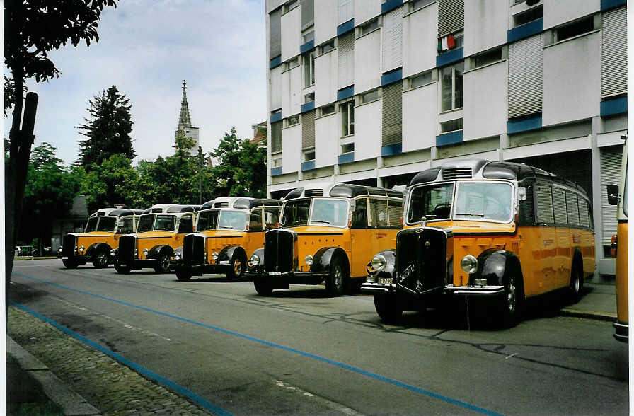 (087'024) - Gogniat, Mnchenbuchsee - BE 147'903 - FBW/FHS (ex Herzog, Muttenz; ex Kontiki, Wettingen Nr. 4; ex Nett, Bachs; ex P 23'179) am 25. Juni 2006 in Bern, Museum fr Kommunikation