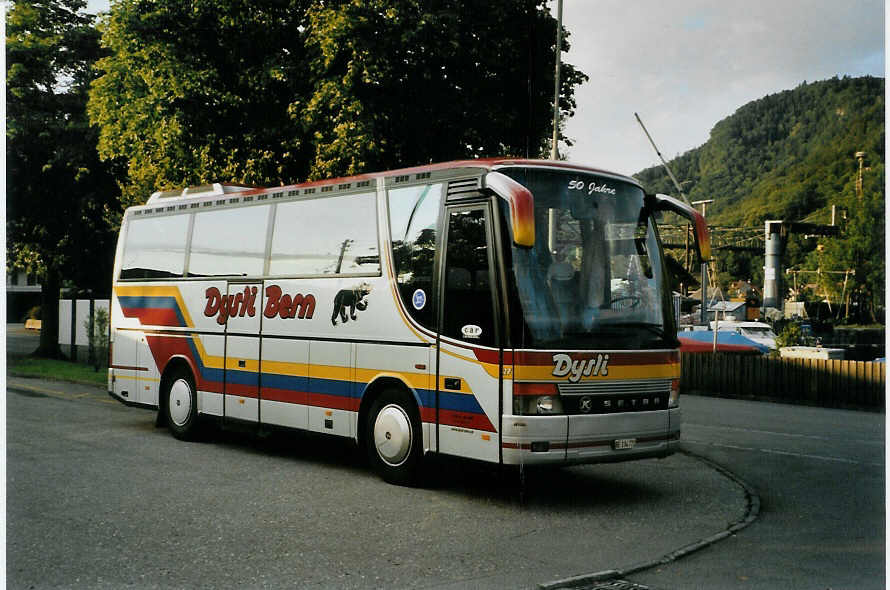 (089'313) - Dysli, Bern - Nr. 27/BE 134'772 - Setra (ex Brumann, Jonen) am 25. August 2006 in Thun, Asylantenheim