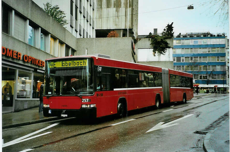 (091'903) - Bernmobil, Bern - Nr. 257/BE 572'257 - Volvo/Hess am 12. Februar 2007 in Bern, City West