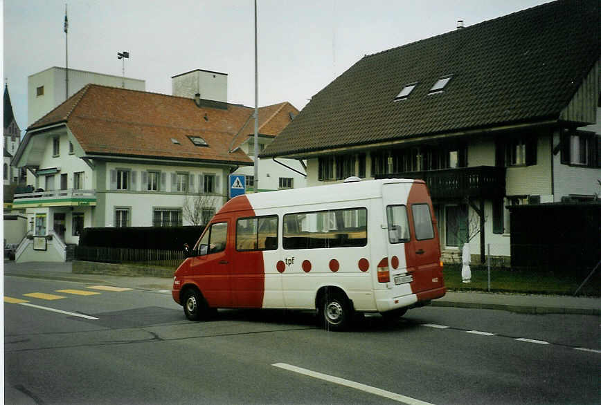 (092'123) - TPF Fribourg - Nr. 402/FR 302'213 - Ford am 17. Februar 2007 in Heitenried, Dorf