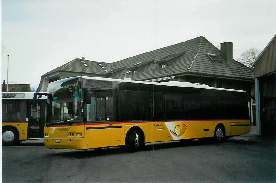 (092'126) - Engeloch, Riggisberg - Nr. 12/BE 520'404 - Neoplan (ex Nr. 4) am 17. Februar 2007 in Riggisberg, Garage