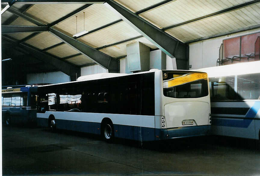 (09'311) - AFA Adelboden - Nr. 54/BE 611'056 - Neoplan (ex VBZ Zrich Nr. 243) am 16. Oktober 2006 im Autobahnhof Adelboden