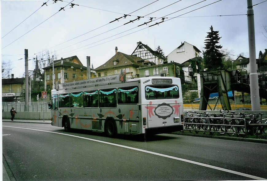 (093'236) - VBSH Schaffhausen - Nr. 35/SH 38'035 - Scania/FHS (ex Nr. 18) am 22. Mrz 2007 beim Bahnhof Schaffhausen