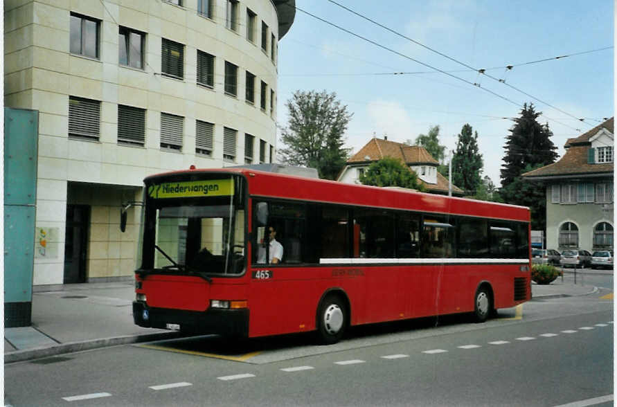 (095'334) - Dysli, Bern - Nr. 465/BE 483'465 - Volvo/Hess (ex Binggeli, Erlach Nr. 1) am 8. Juni 2007 in Bmpliz, Post