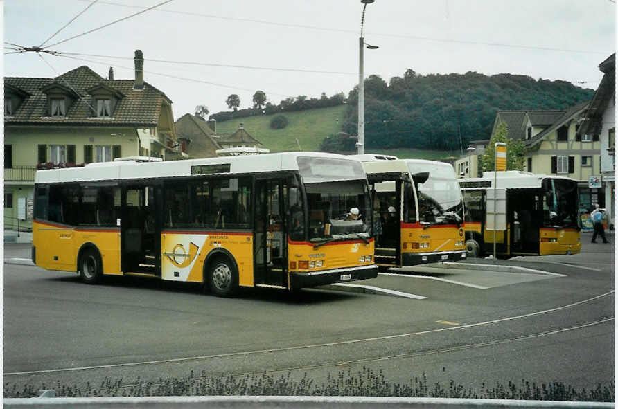 (096'317) - Gurtner, Worb - Nr. 4/BE 25'654 - Volvo/Berkhof am 17. Juli 2007 beim Bahnhof Worb Dorf