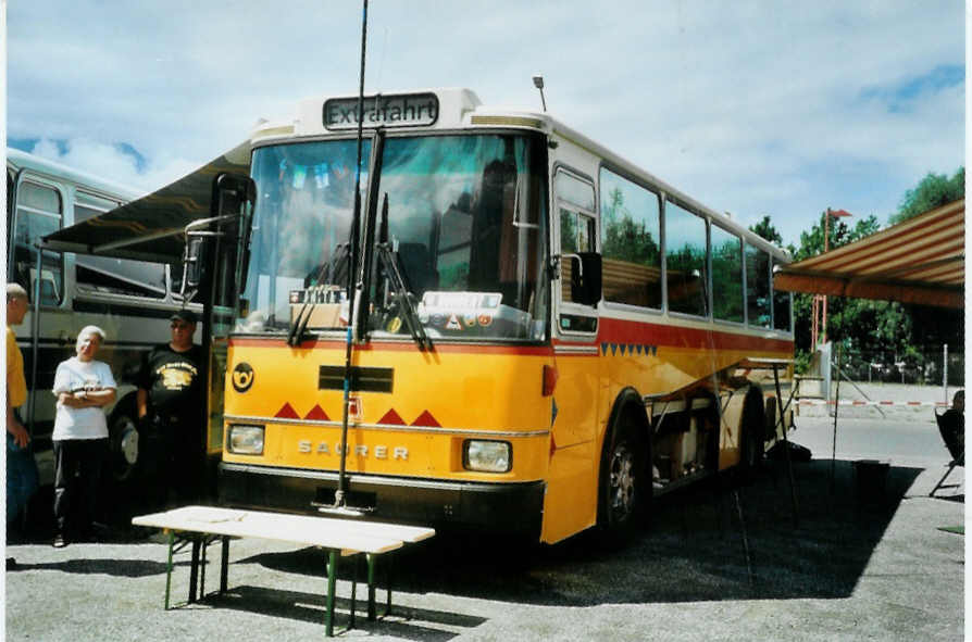 (097'313) - Aus der Schweiz: Toldo, Zrich - ZH 124'701 - Saurer/R&J (ex Peter, Pfaffnau) am 18. August 2007 in Schaan, Wohnbustreffen