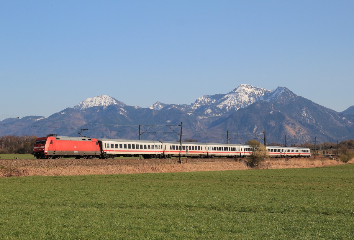 101 067-7 am 30. Mrz 2013 bei Weisham.