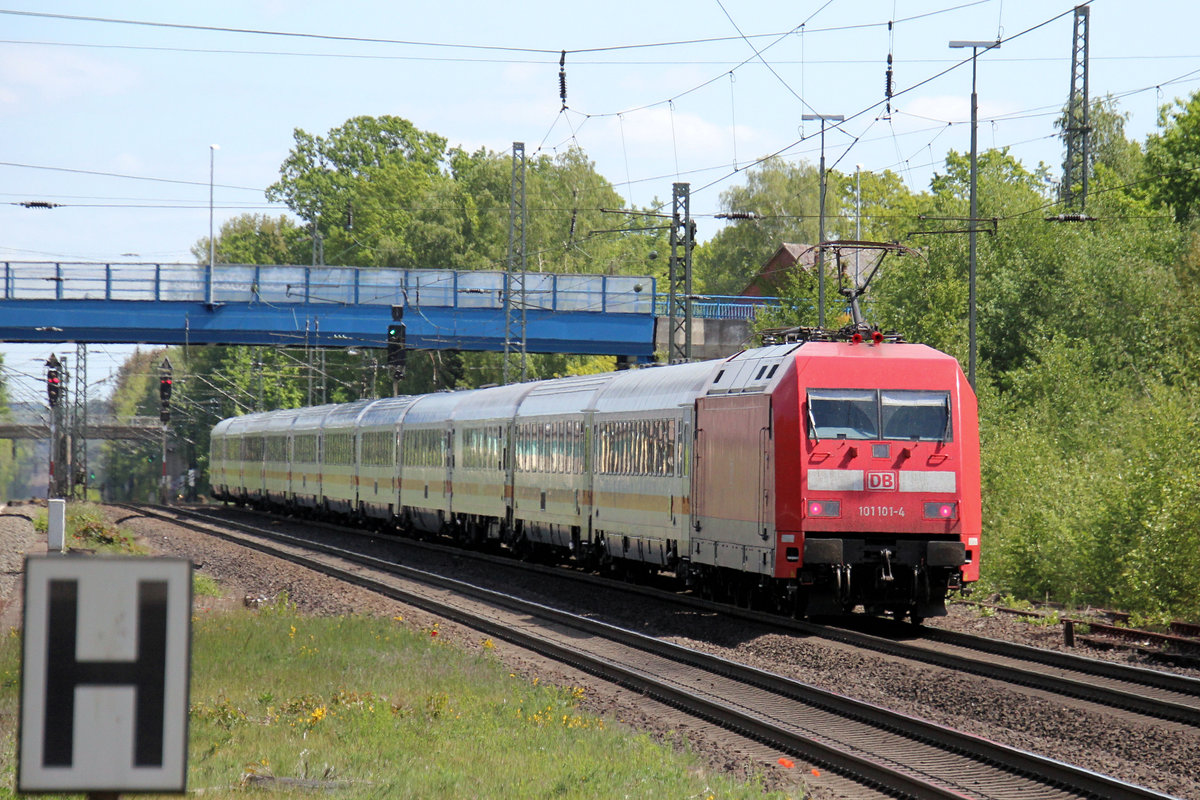 101 101-4 auf den Weg nach Hamburg. Tostedt, 20.05.2020