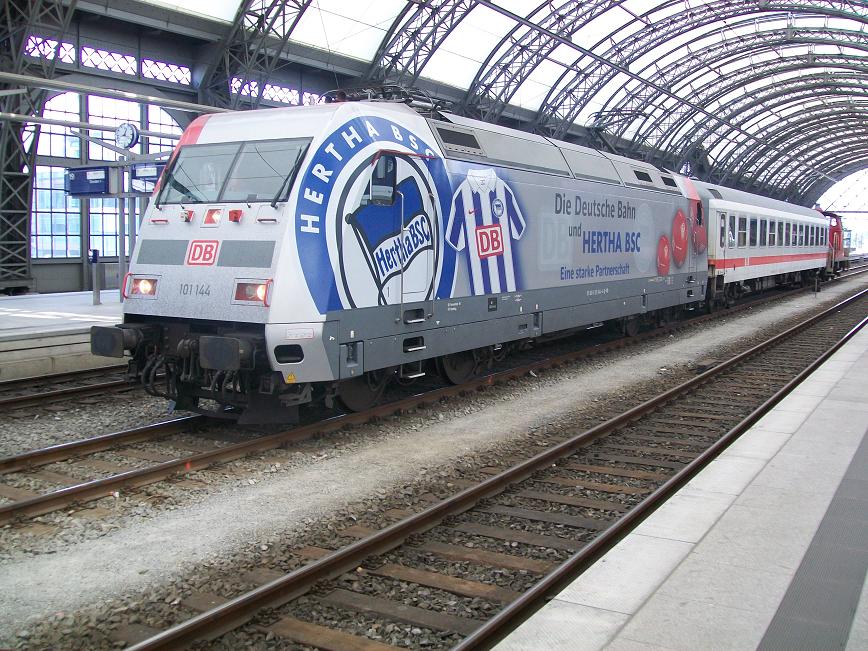 101 144 in Dresden HBF am 02.07.2009