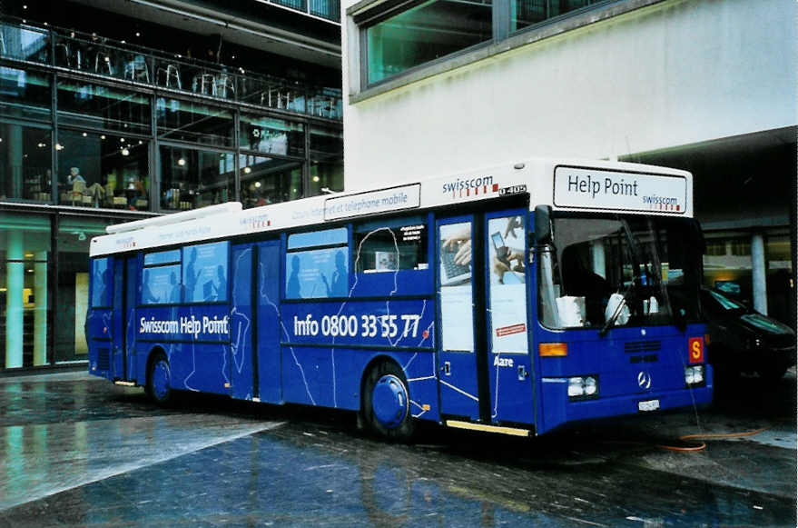 (101'603) - Swisscom, Worblaufen - SO 154'903 - Mercedes (ex VZO Grningen Nr. 26) am 3. Dezember 2007 in Thun, Aarefeldplatz 