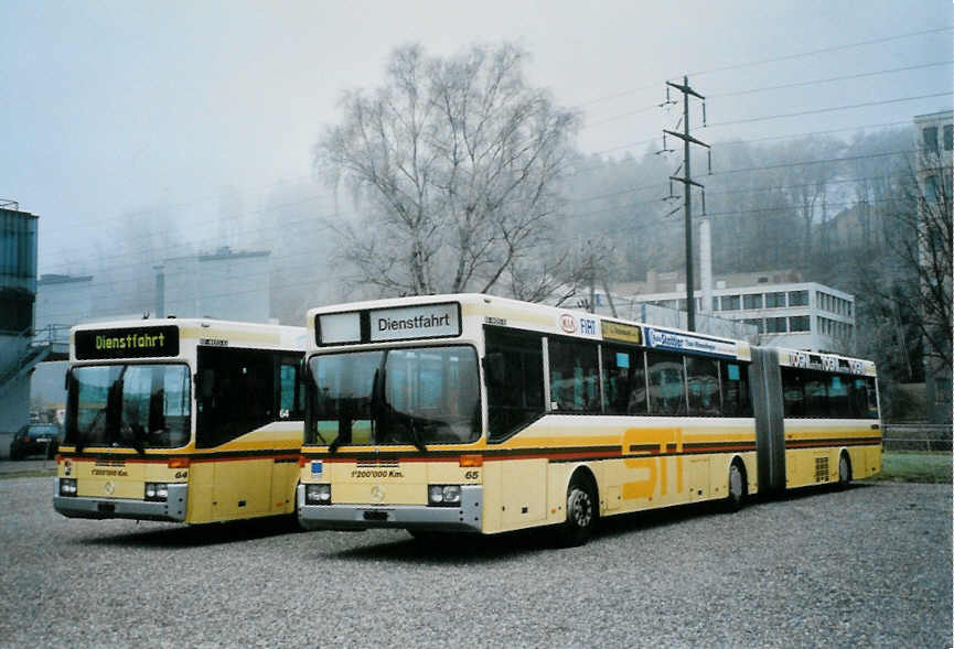 (102'227) - STI Thun - Nr. 65 - Mercedes am 23. Dezember 2007 in Kloten, EvoBus