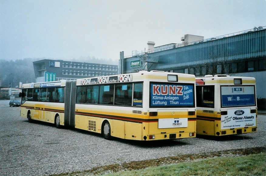 (102'233) - STI Thun - Nr. 65 - Mercedes am 23. Dezember 2007 in Kloten, EvoBus