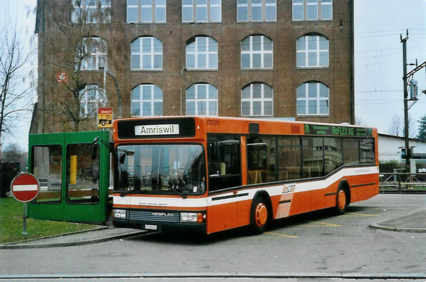 (102'402) - AOT Amriswil - Nr. 4/TG 126'214 - Neoplan am 23. Dezember 2007 beim Bahnhof Arbon