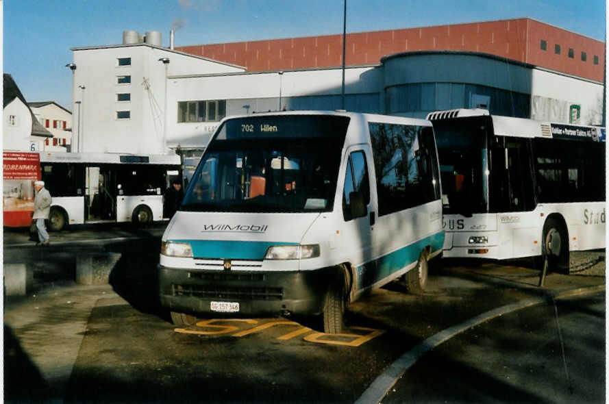 (102'426) - WilMobil, Wil - Nr. 204/SG 157'346 - Peugeot/BUSiness am 29. Dezember 2007 beim Bahnhof Wil