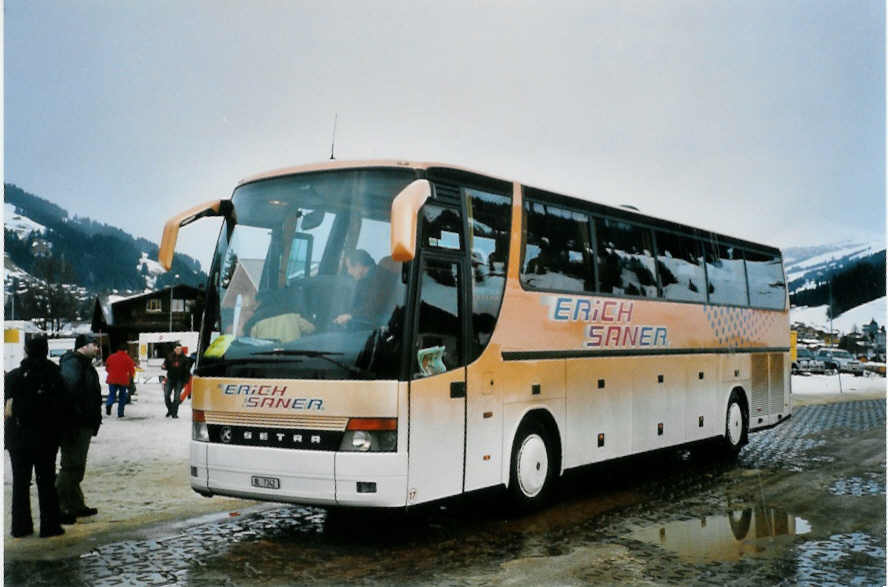 (103'026) - Saner, Laufen - Nr. 17/BL 7342 - Setra am 6. Januar 2008 in Adelboden, Weltcup