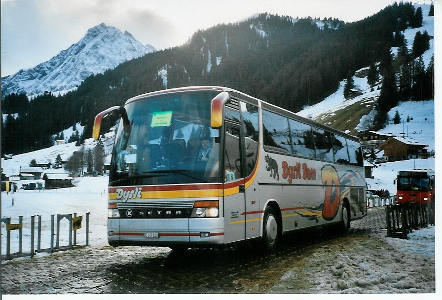 (103'233) - Dysli, Bern - Nr. 22/BE 107'820 - Setra am 6. Januar 2008 in Adelboden, Weltcup