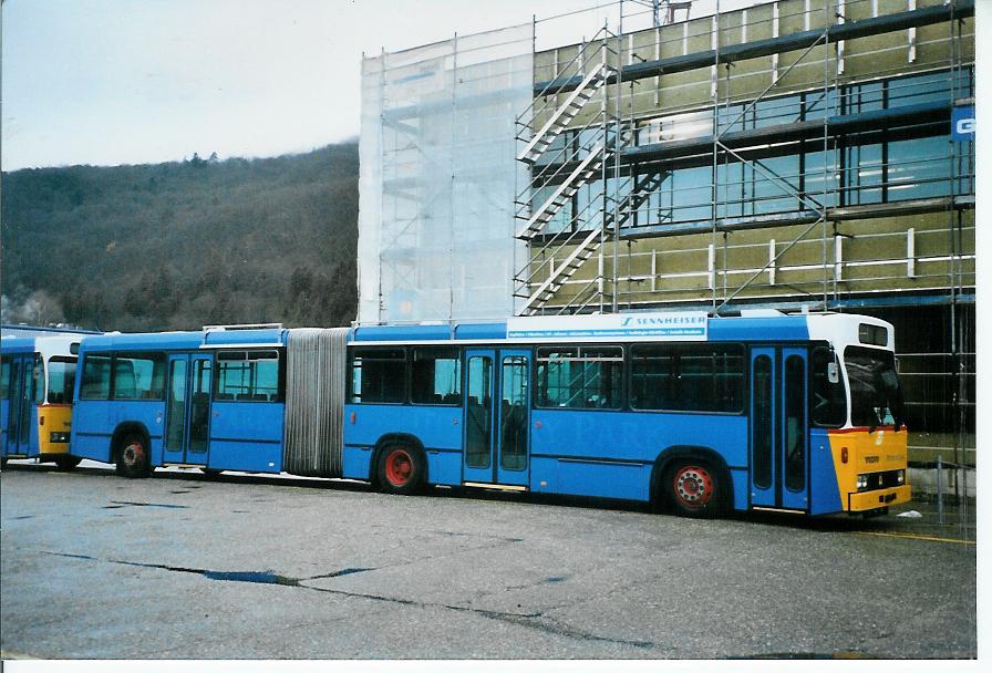 (103'506) - PostAuto Bern - Volvo/R&J (ex VB Biel Nr. 133) am 12. Januar 2008 in Biel, Rattinbus